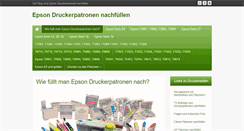 Desktop Screenshot of druckerpatronen-nachfuellen.info