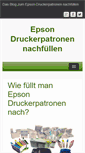 Mobile Screenshot of druckerpatronen-nachfuellen.info