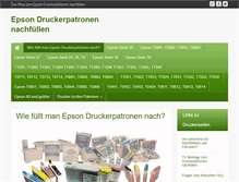 Tablet Screenshot of druckerpatronen-nachfuellen.info